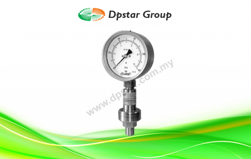 Pressure Gauge With Diaphragm Seal - Aplisens MS-100 Series