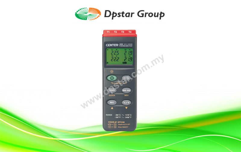 Four Channels Thermometer – CENTER 309 Series