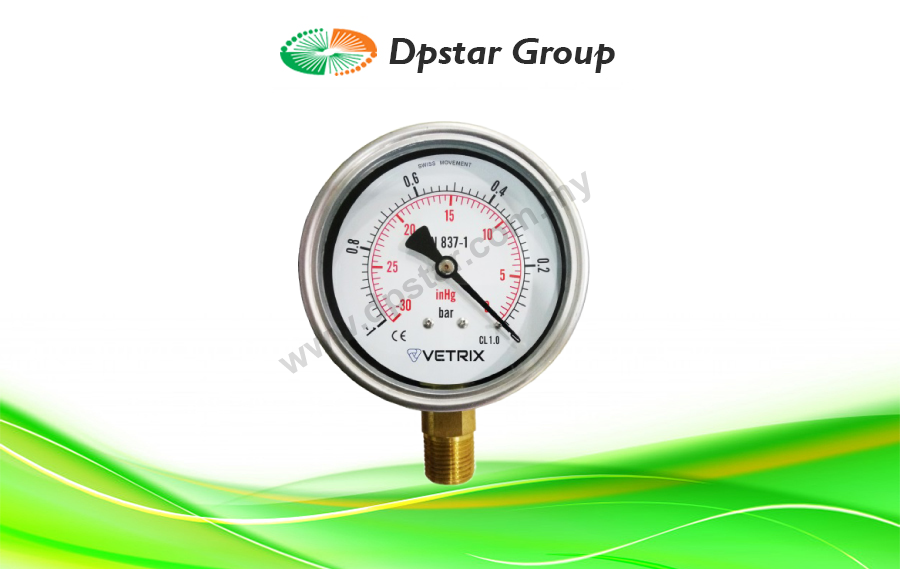 Industrial Process Pressure Gauge – Vetrix VPG Series