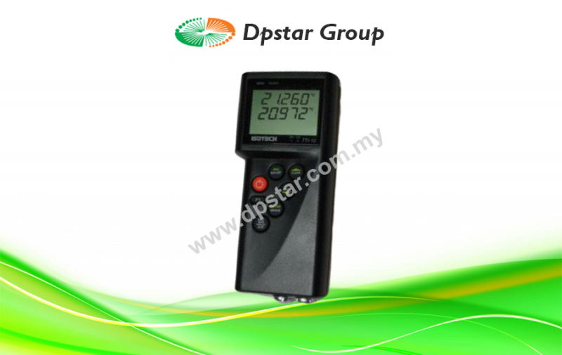 Portable 2-channel Thermometer For Resistive Probes And Thermocouples, -200°C To 850°C – AOIP TTI 10