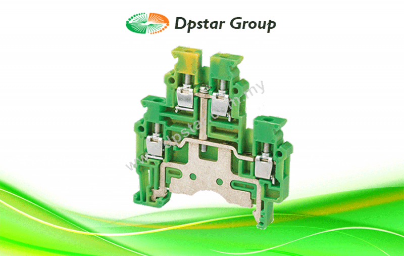 Screw Clamp Terminal Blocks - Grounding - Connectwell CDLG4(I.S)