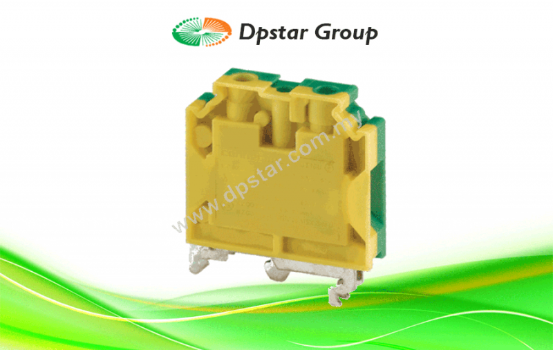 Screw Clamp Terminal Blocks - Grounding - Connectwell CGT10U