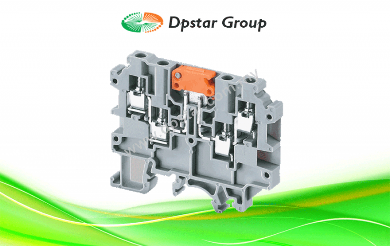 Screw Clamp Terminal Blocks - Disconnect & Test - Connectwell CKT4U/4