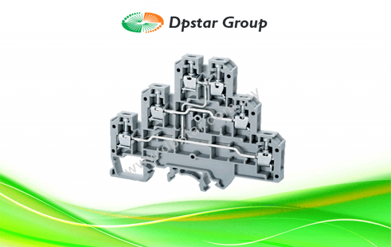 Screw Clamp Terminal Blocks - Multiple Level - Connectwell  CTL2.5U(I.S)