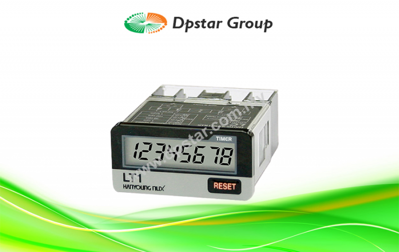 Compact LCD Display Total Timer - Hanyoung Nux LT1