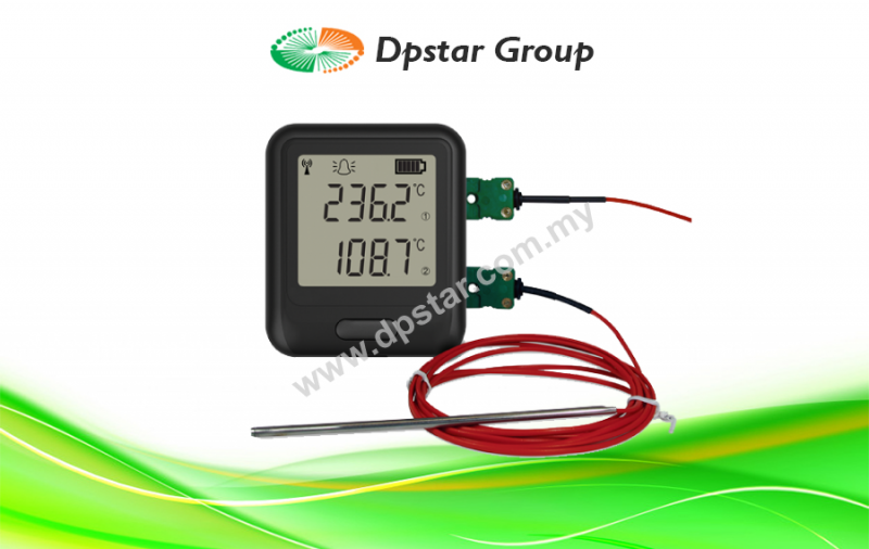 WiFi Dual Channel Thermocouple Data Logger - Lascar EL-WiFi-DTC