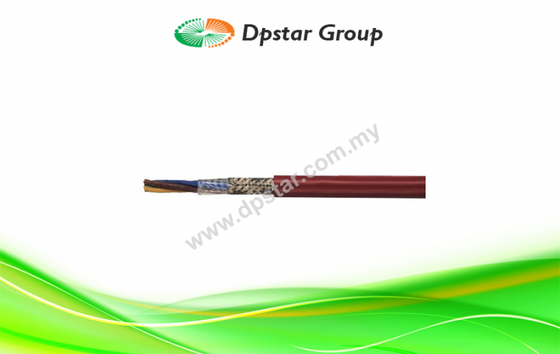 Heat Resistant - Silicone-Sheathed Flexible Cable With Overall Copper Braided Screening - SiHF/CU/Si-J