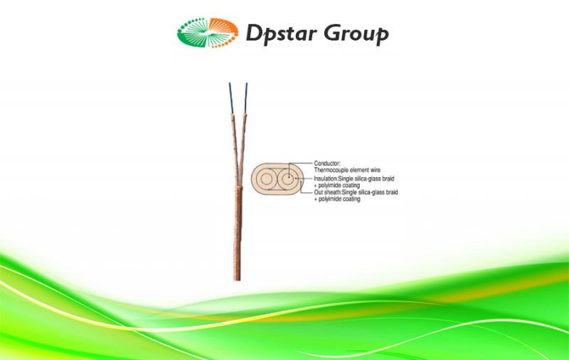 Silica Glass Duplex Insulated K Type Thermocouple Wire - Ninomiya K-SLGB