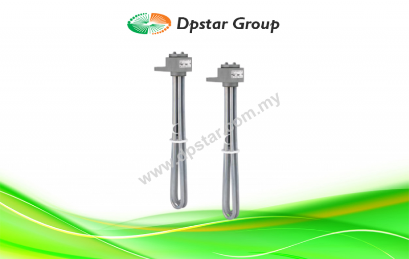 3HX Style Fluoropolymer Heater | Heating Elements 3 Phase Over the Side