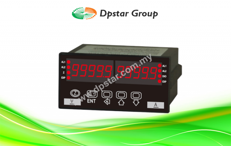 5 Digit Dual Input Dual Screen Meter - Alish AM5H-D-5