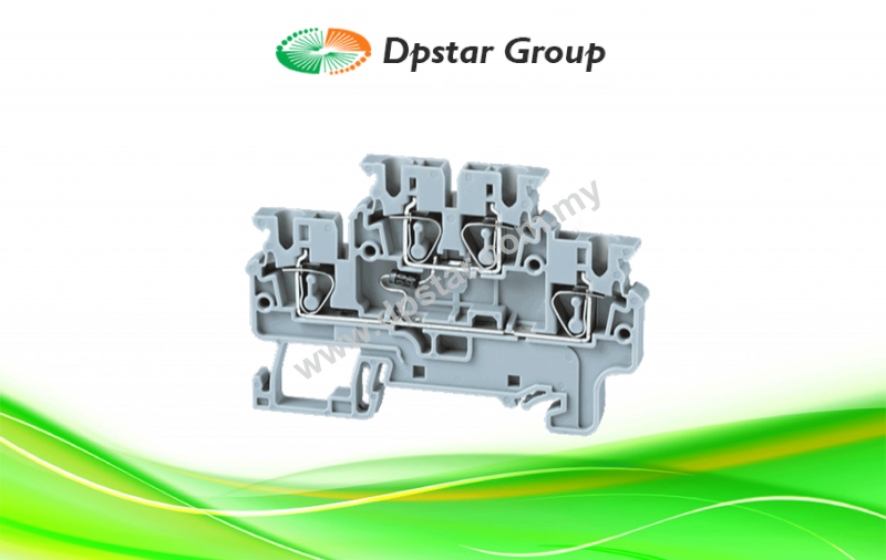 Spring Clamp Terminal Blocks - Top Entry Terminal Blocks - Electronic Component - Connectwell CXDL2.5(E)D1