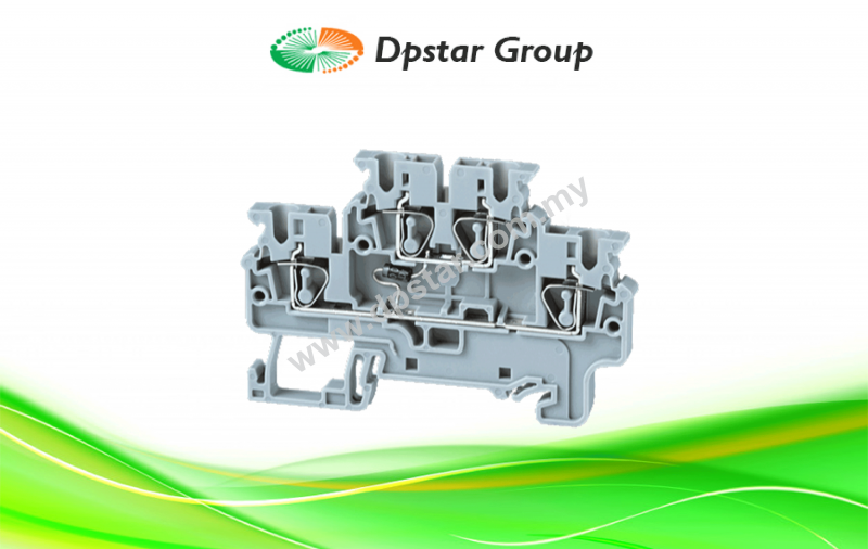 Spring Clamp Terminal Blocks - Top Entry Terminal Blocks - Electronic Component - Connectwell CXDL2.5(E)D2