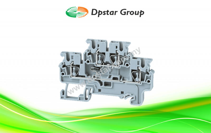 Spring Clamp Terminal Blocks - Top Entry Terminal Blocks - Electronic Component - Connectwell CXDL2.5(E)D3