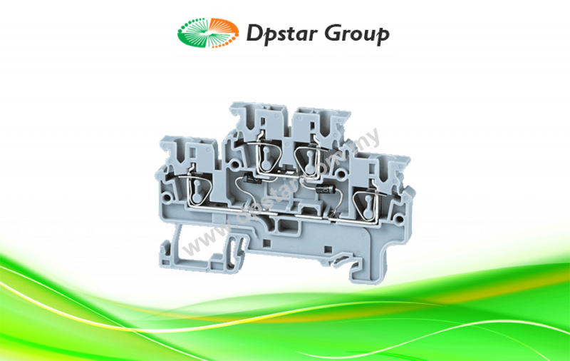 Spring Clamp Terminal Blocks - Top Entry Terminal Blocks - Electronic Component - Connectwell CXDL2.5(E)DD3