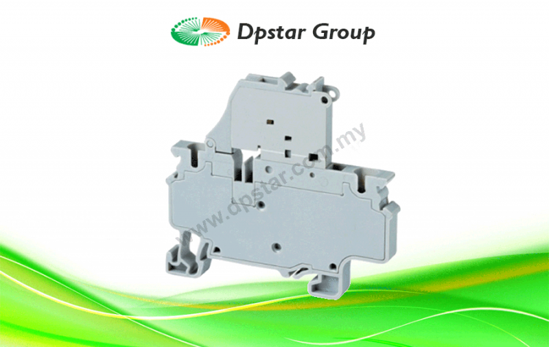 Spring Clamp Terminal Blocks - Top Entry Terminal Blocks - Fuse - Connectwell CXF4L
