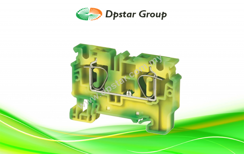Spring Clamp Terminal Blocks - Top Entry Terminal Blocks - Grounding - Connectwell CXG10
