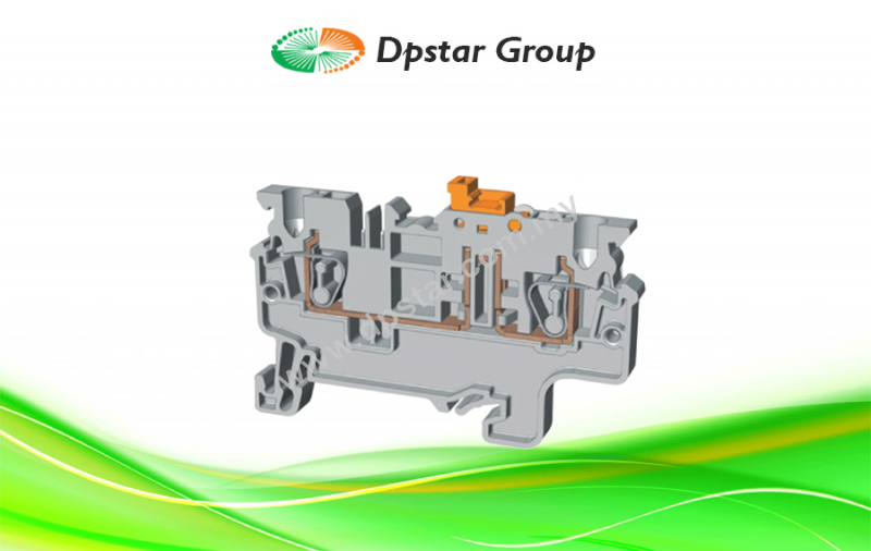 Spring Clamp Terminal Blocks - Top Entry Terminal Blocks - Disconnect & Test - Connectwell CXK2.5