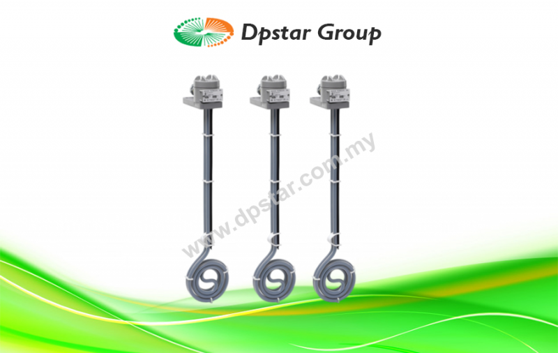 HXF Style Fluoropolymer Heater | Heating Elements Low Profile Over the Side Single Phase Heater