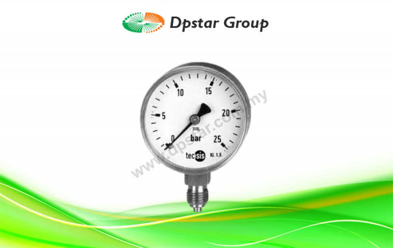 Mechanical Pressure Gauges | Higher Corrosion Resistance - Tecsis P2010 / P2011 / P2030 / P2031