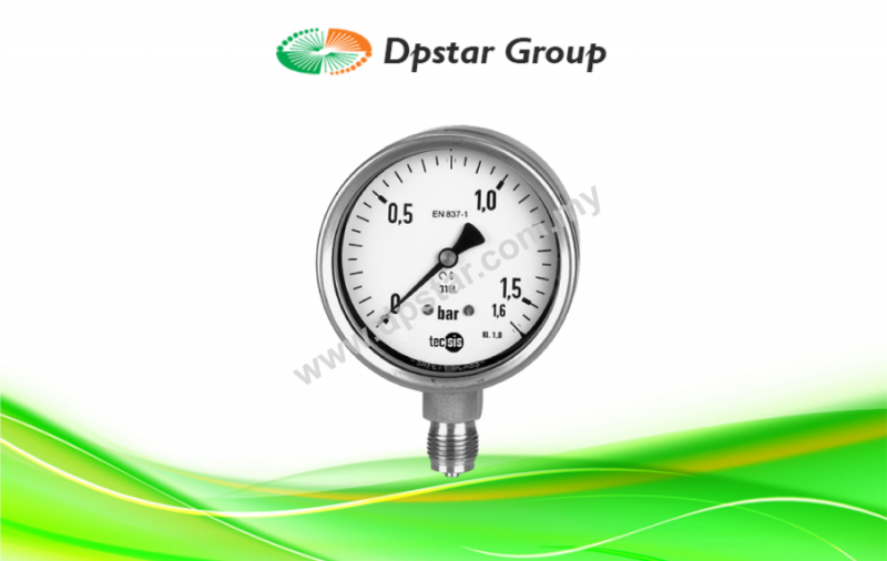 Mechanical Pressure Gauges | Higher Corrosion Resistance - Tecsis P2324 / P2325 / P2328 / P2329