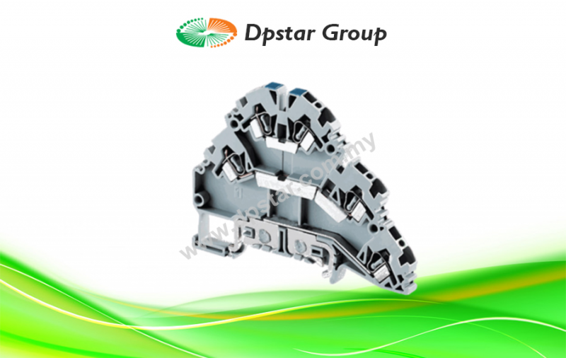 Spring Clamp Terminal Blocks - Top Entry Terminal Blocks - Multiple Level - Connectwell ADLG2.5