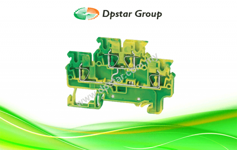 Spring Clamp Terminal Blocks - Top Entry Terminal Blocks - Multiple Level - Connectwell CXDLG2.5(I.S)