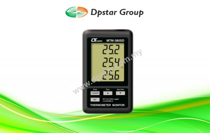 3 Channels Thermometer Data Recorder – Lutron MTM-380SD