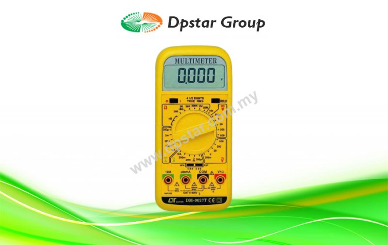 4 1/2 Digits DMM, True RMS - Lutron DM-9027T