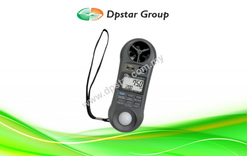 5 IN 1 | Anemometer, Air flow, Hygrometer, Thermometer & Light Meter - Lutron LM-8010