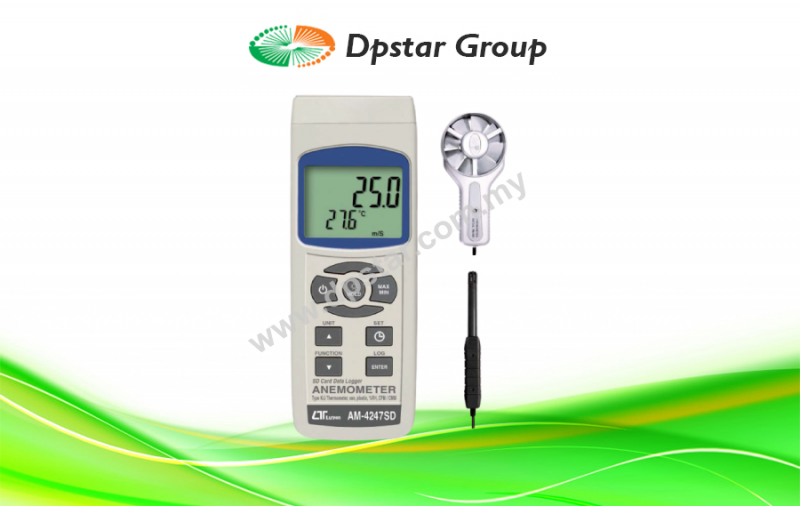 Anemometer Air flow - Lutron AM-4247SD