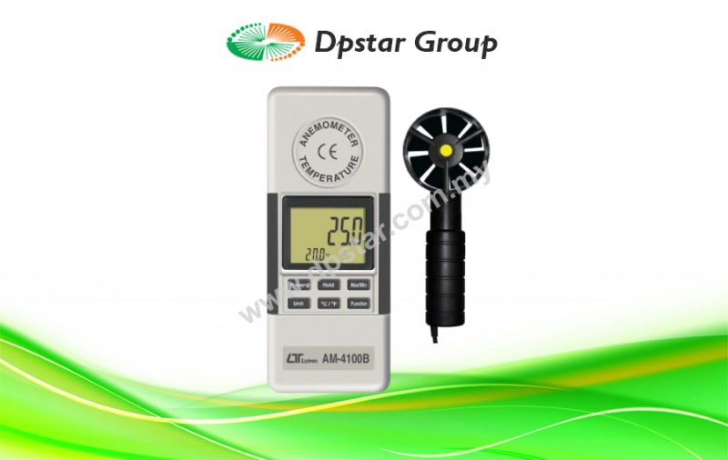 Anemometer + Temperature - Lutron AM-4100B