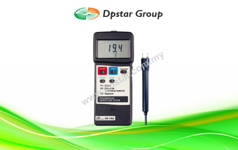 Concrete / Wood Moisture Meter – Lutron MS-7002