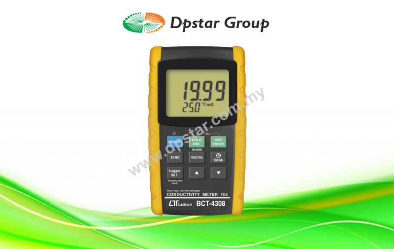 Conductivity Meters, TDS, Bench Type, RS232/USB, Data Logger – Lutron BCT-4308
