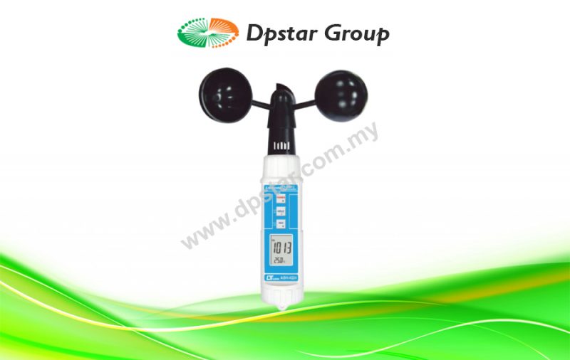 Cup Anemometer / Barometer / Humidity / Temperature – Lutron ABH-4224