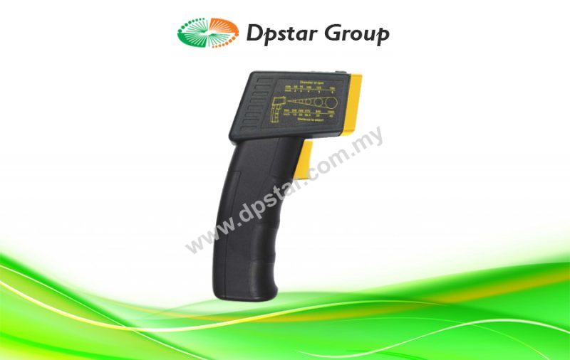 Infrared Thermometer, LED Target Light, Emissivity Adjustment - Lutron TM-959