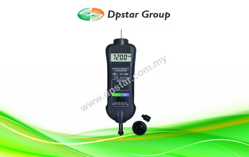 Laser Photo/Contact Tachometer - Lutron DT-1236L