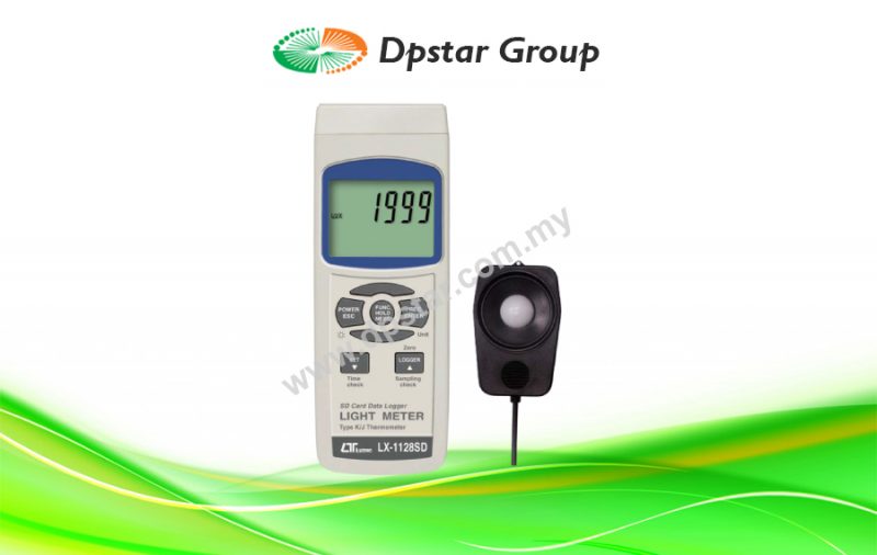 Light Meter + Type K/J Temperature – Lutron LX-1128SD