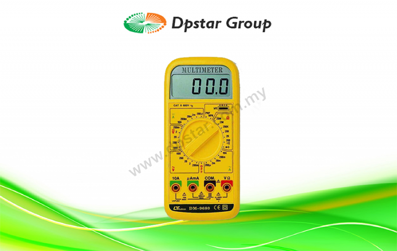 Lutron Interface R5232 Multimeter With RS232 Interface - Lutron DM-9680 - Dpstar Group