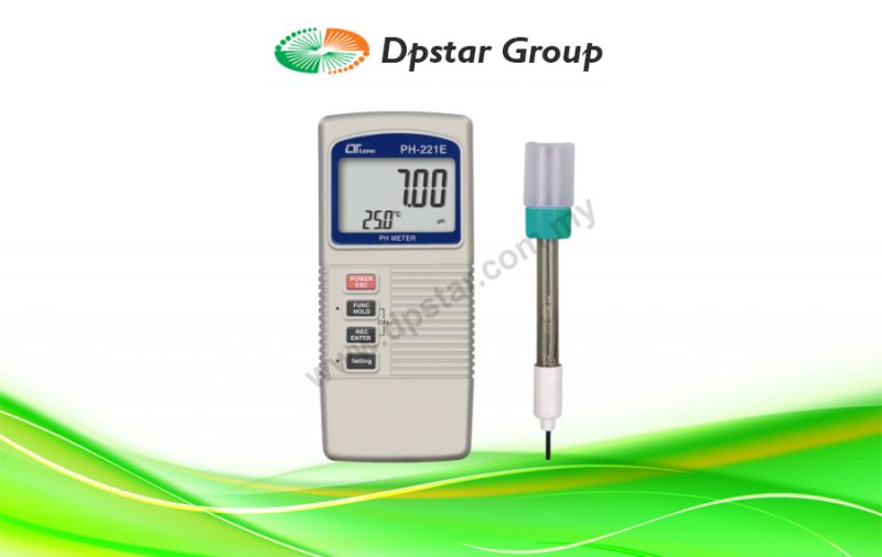 ORP, Auto Calibration pH Meter - Lutron PH-221E