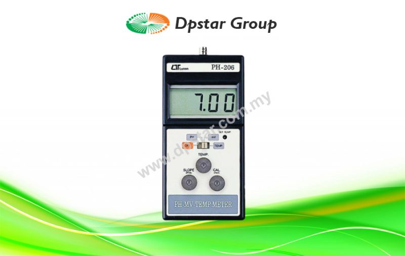 pH-mV-Temperature Meter - Lutron PH-206