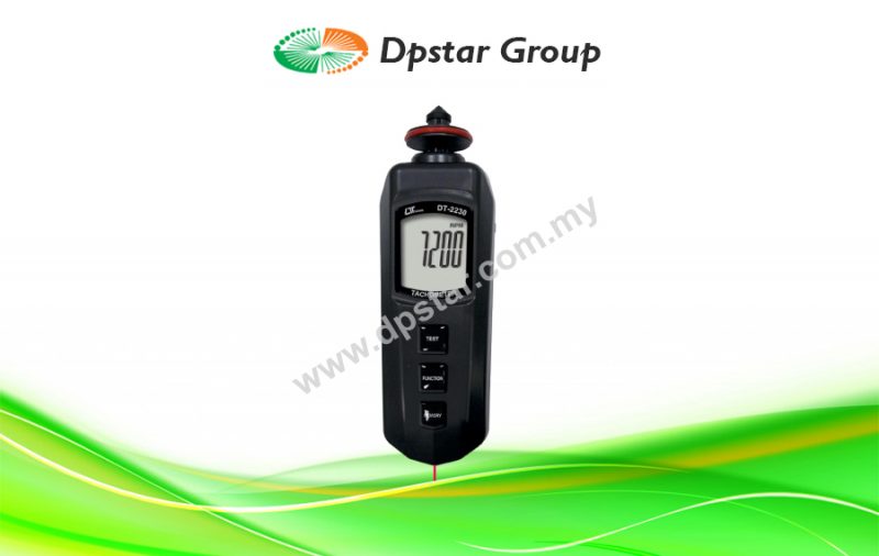 Photo/Contact Tachometer, Pocket Type - Lutron DT-2230