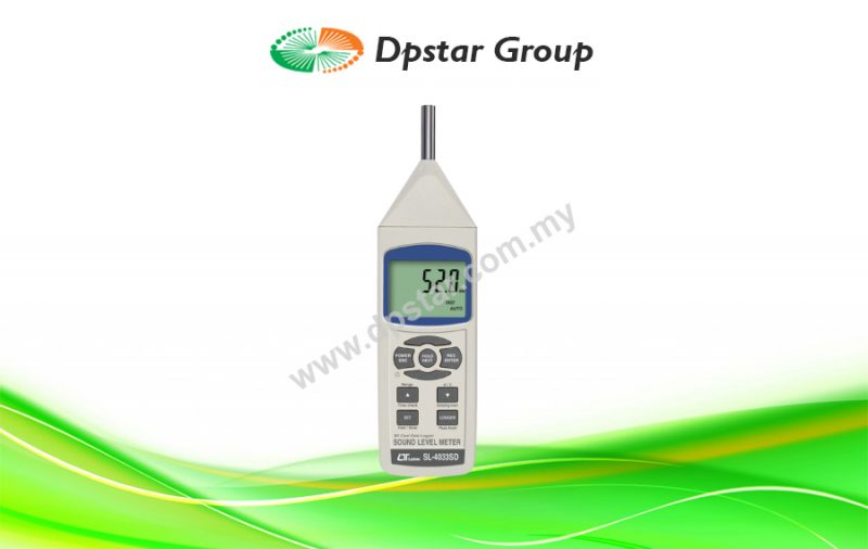 SD Card Real Time Data Recorder Sound Level Meter, Class 1 - Lutron SL-4033SD