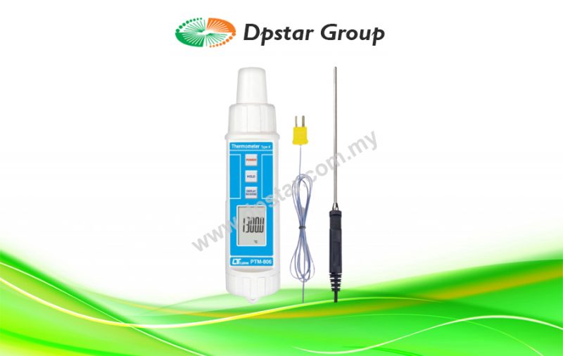 Thermometer, Separate Probe, Type K – Lutron PTM-806
