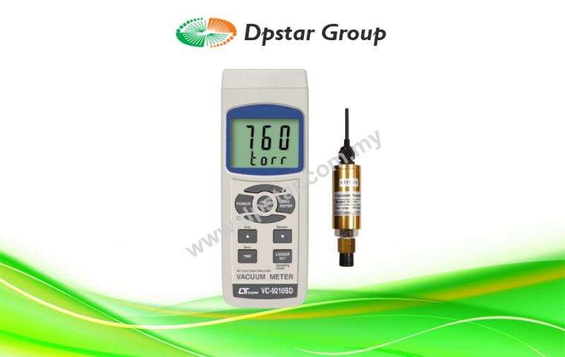 SD Card Real Time Recorder Vacuum Meter – Lutron VC-9210SD