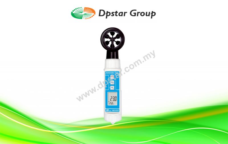 Vane Anemometer + Temperature – Lutron AM-4222