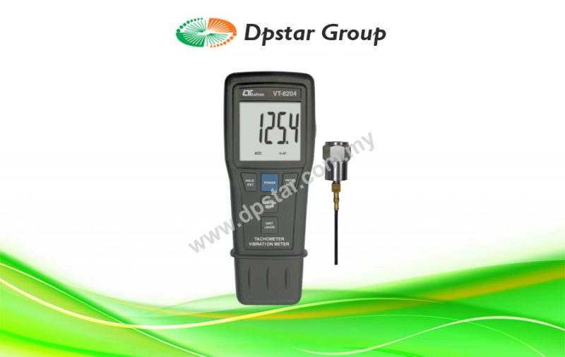 Vibration/Tachometer, 3 IN 1 - Lutron VT-8204