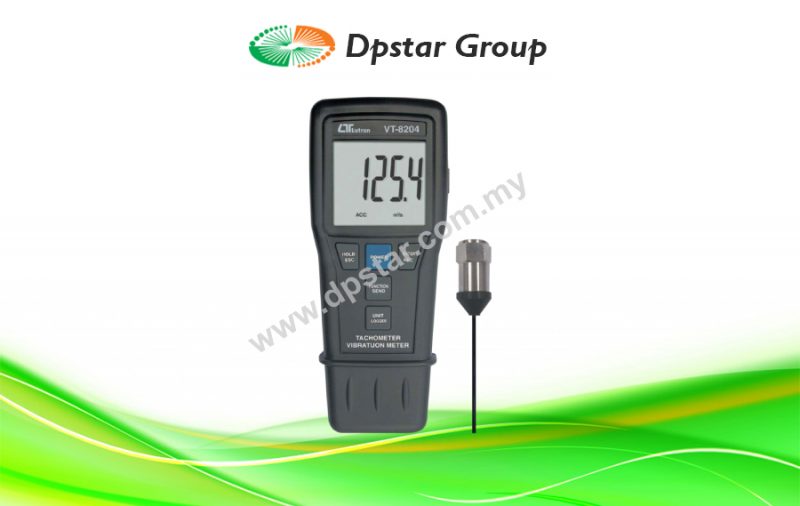 Vibration/Tachometer, 3 IN 1 – Lutron VT-8204