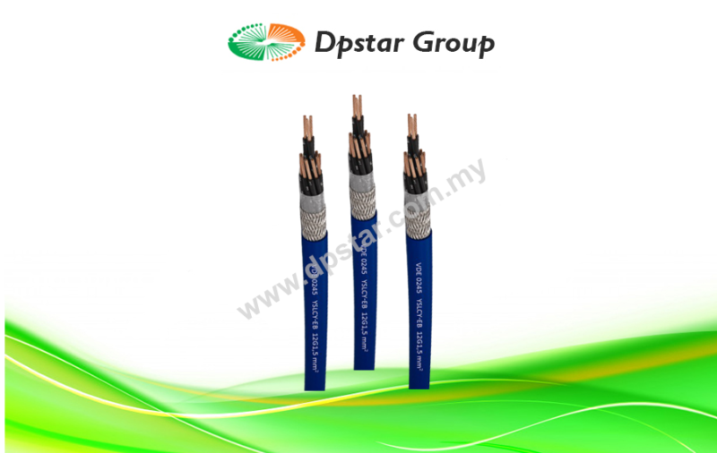 Flexible Signal Cable PVC Insulated With Cu Screen & Blue Coloured PVC Sheath For EX-Zones - YSLCY-EB