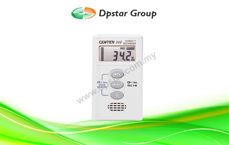 Datalogger Temperature Humidity Recorder – CENTER 342