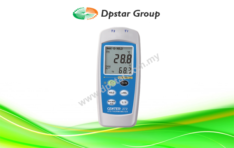 Dual Input RTD Thermometer (Water Proof) – CENTER 372